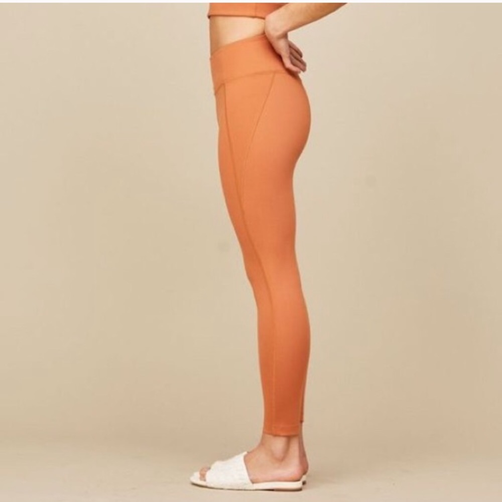 Girlfriend Collective Full length Apricot Leggings